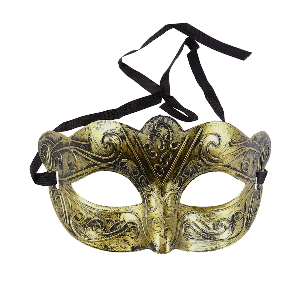 4 Pcs Vintage Mask Party Face Costume Short Hair Special Look Masquerade Halloween Accessory