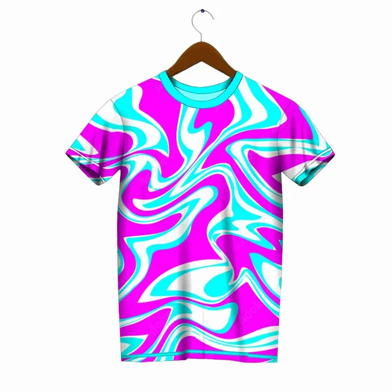Hip-hop Pattern Ready Stock T Shirt For Men Harajuku Fashion 3D Printed Crew Neck Short Sleeve Casual Oversized Fitness T-Shirt