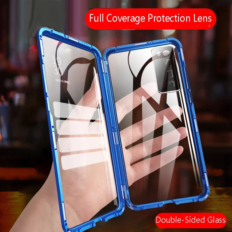 

Full Protection for Honor X9b X5 Plus X6s X9C Smart X7C X8a X9 5G Phone Case Tempered Magnetic Glass Cover Cases Camera Lens