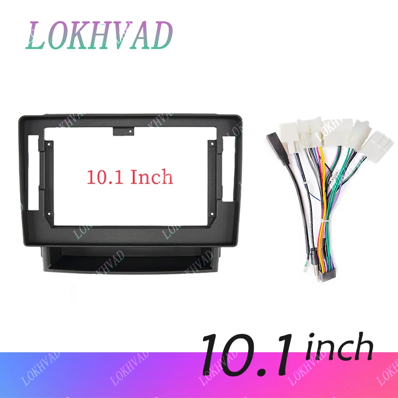 10 Inch Car Frame Fascia Adapter For Toyota Alphard Vellfire 2008-2015 Android Radio Dash Fitting Panel Kit#045