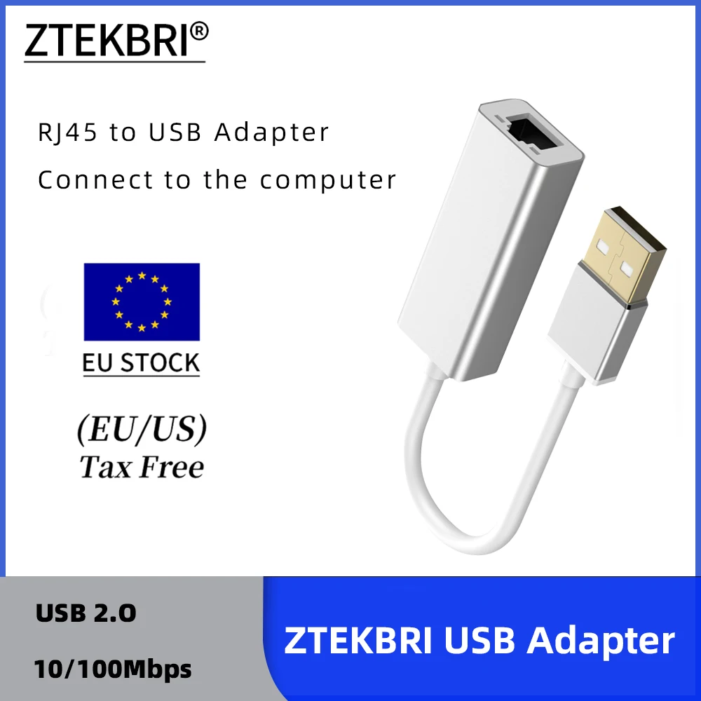 Aluminium alloy  RJ45 to USB2.0 Adapter of Smart  Battery Management System 16S 100A Connecting  PC ,Laptop