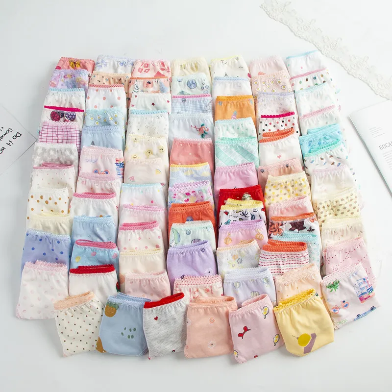 6PCS/Lot Kids Underwear Baby Girls Panties Cotton Floral Print Toddlers Shorts Briefs Cute Kid Panties Children's Underpants - Image 5
