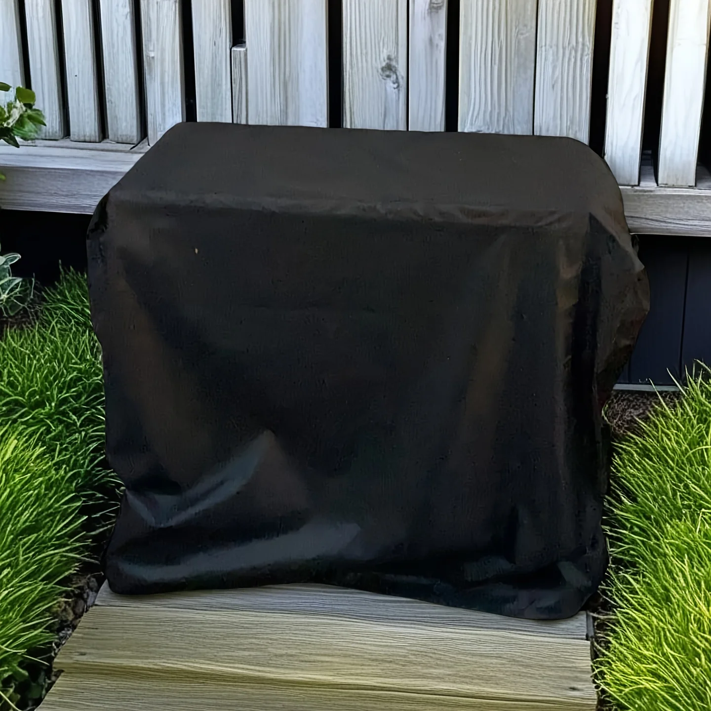 Black Prep Table Cover, Outdoor Bar Table Stainless Steel Table Cover Portable Cooling Cart Cover Patio Storage Cabinet Cover image 5