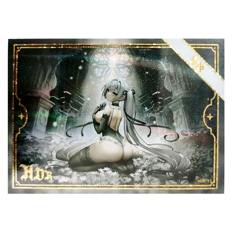 Anime Goddess Story Rare HDR Refractive Flashcards Hu Tao Nahida Kamisato Ayaka Toys for boys Collectible Cards Birthday Gifts