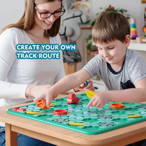 Jogos de Labirinto Rodoviário para Crianças, Jogos Educativos em Família, Quebra-Cabeças Inteligentes, Brinquedos Montessori para Desenvolvimento Precoce