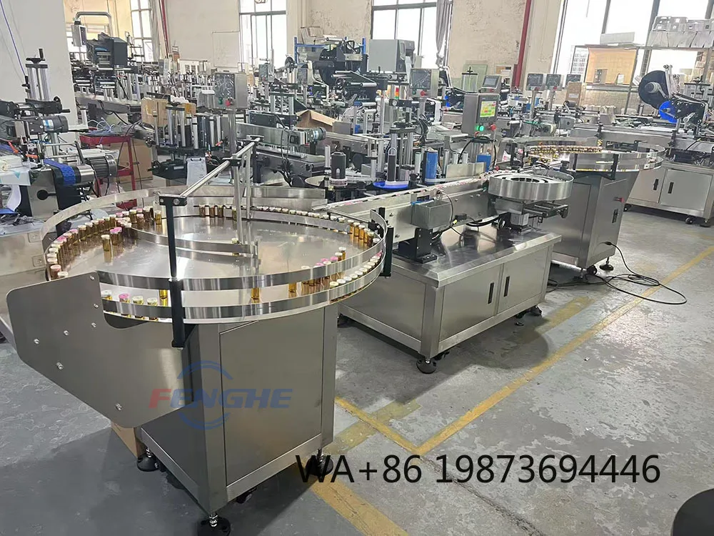 Round Bottle Unscrambler Feeding Table Glass Vial Sorting Machine