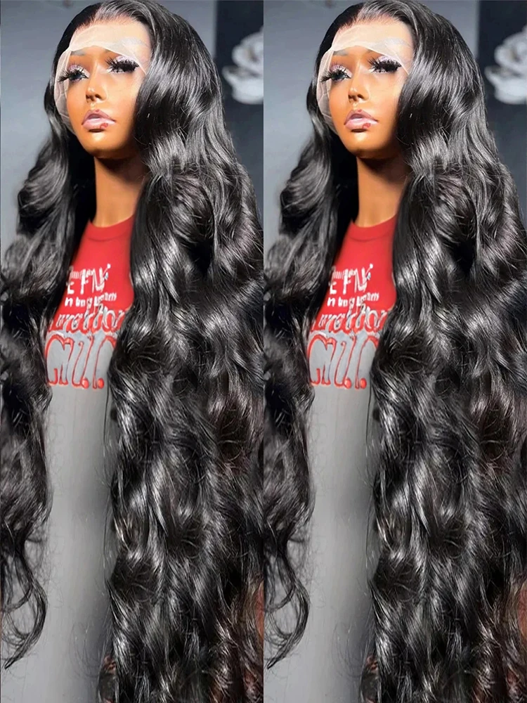 30 40 Inch Transparent 360 HD Lace Frontal Wig 13x4 13x6 Body Wave Lace Front Human Hair Wigs For Women Brazilian Frontal Wig