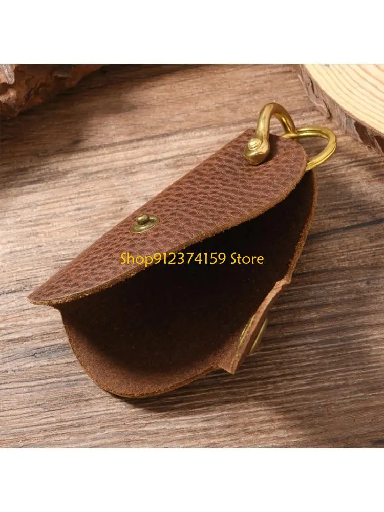 G5AE Leather Case Rustproof Clasps Reinforced Stitching Holder Perfect Gift For Practical Fashion Enthusiasts