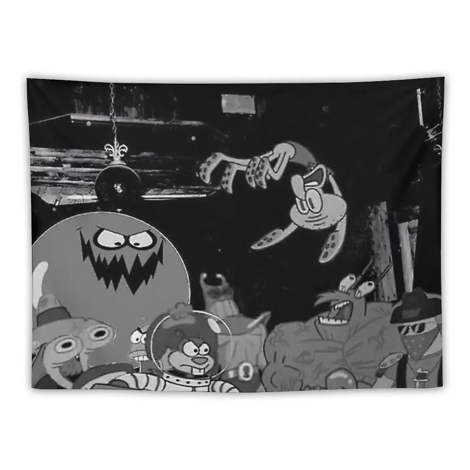 Playboi Carti Die Lit Cartoon Tapestry House Decor Decor For Room Tapestry