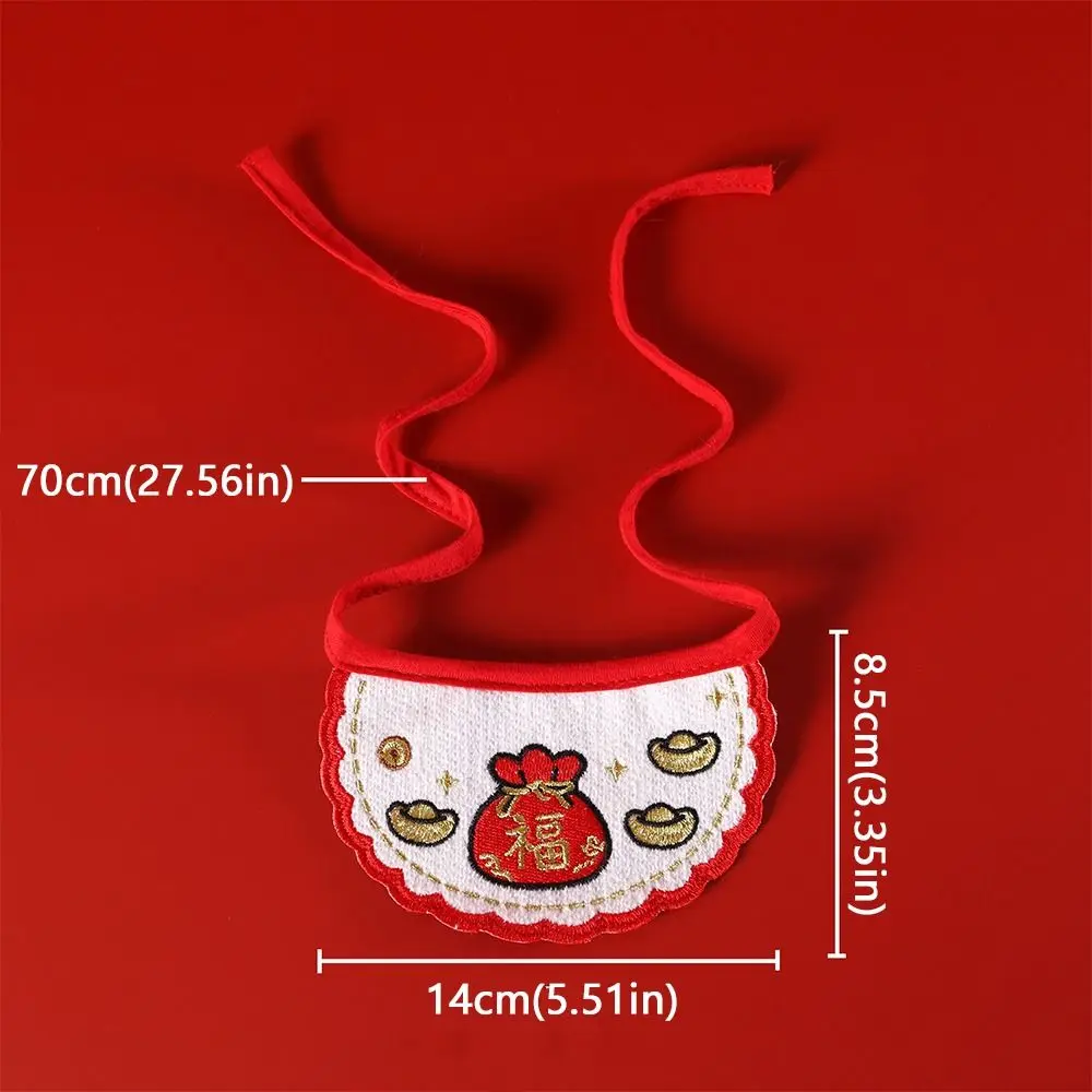 الكلب فستان الكرتون السنة الجديدة القط وشاح 2026 الحصان العام المطرزة وشاح الحيوانات الأليفة محظوظ نعمة مريحة ملابس الحيوانات الأليفة عرض الحيوانات الأليفة #6