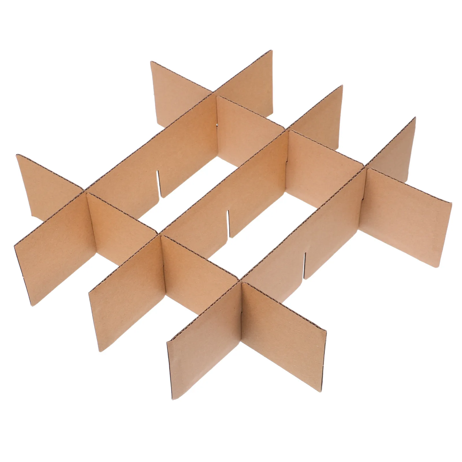 

5Pcs Shipping Box Divider Carton Packaging Grid Design for Glassware Moving Boxes Protection Boxes