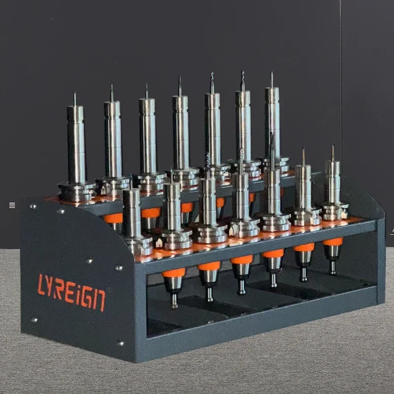 YAO Heavy-duty Wall-mounted Tool Storage Rack 40 Taper Tool Holder BT30 BT40 HSK63 ISO Machine Tools Accessories