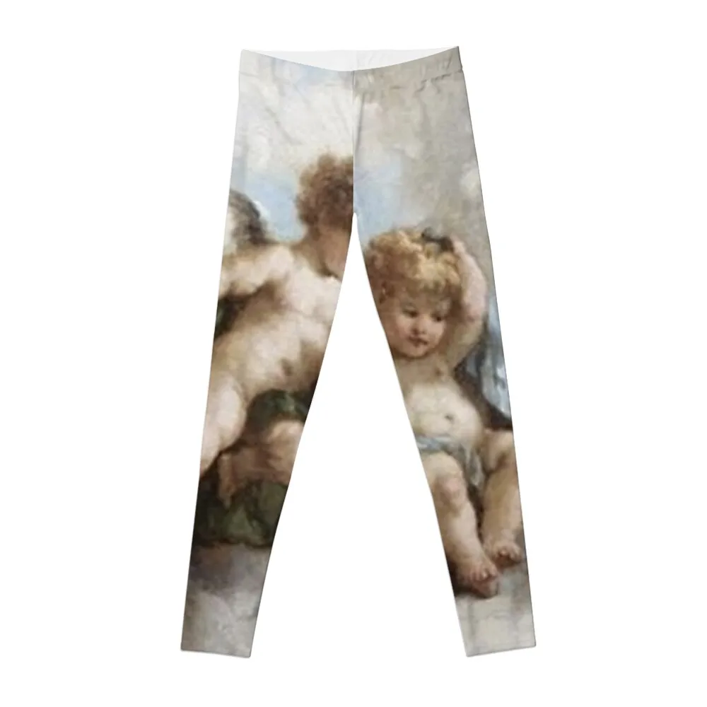 Angel Cherub Renaissance Esthetische Leggings Workout Leggings Leggings Voor Fitness