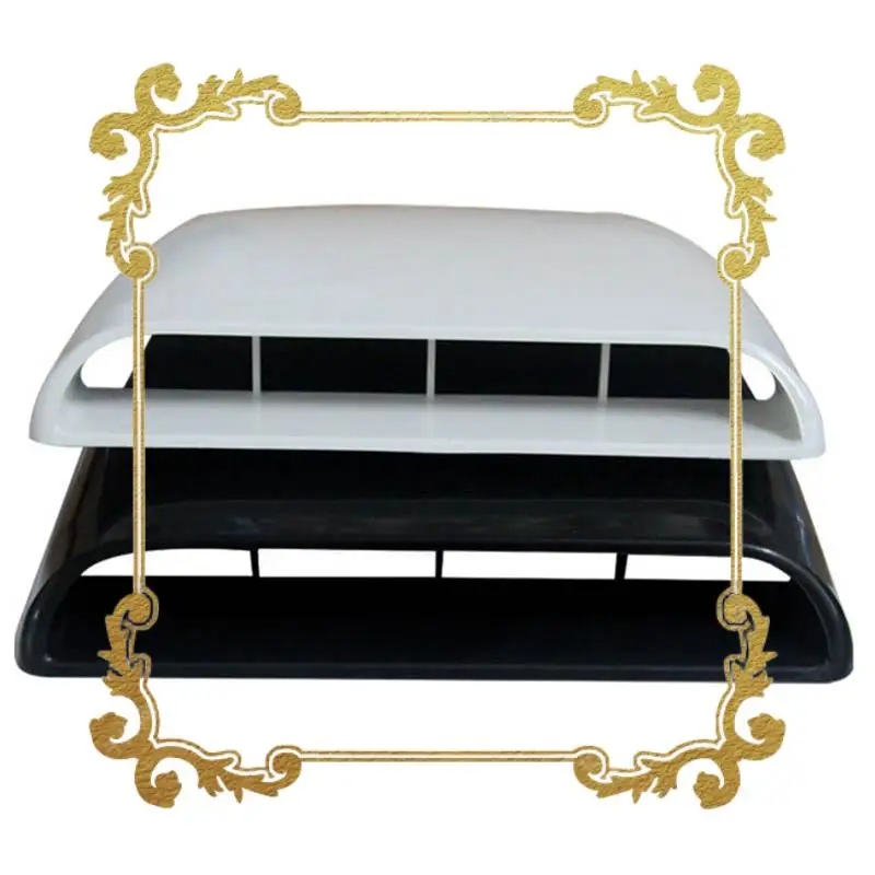 

Car Decorative Air Simulation Air Flow Decorative Intake Hood Scoop Bonnet Vent Cover Intake Hood Scoop Vent Bonnet Cover Univer