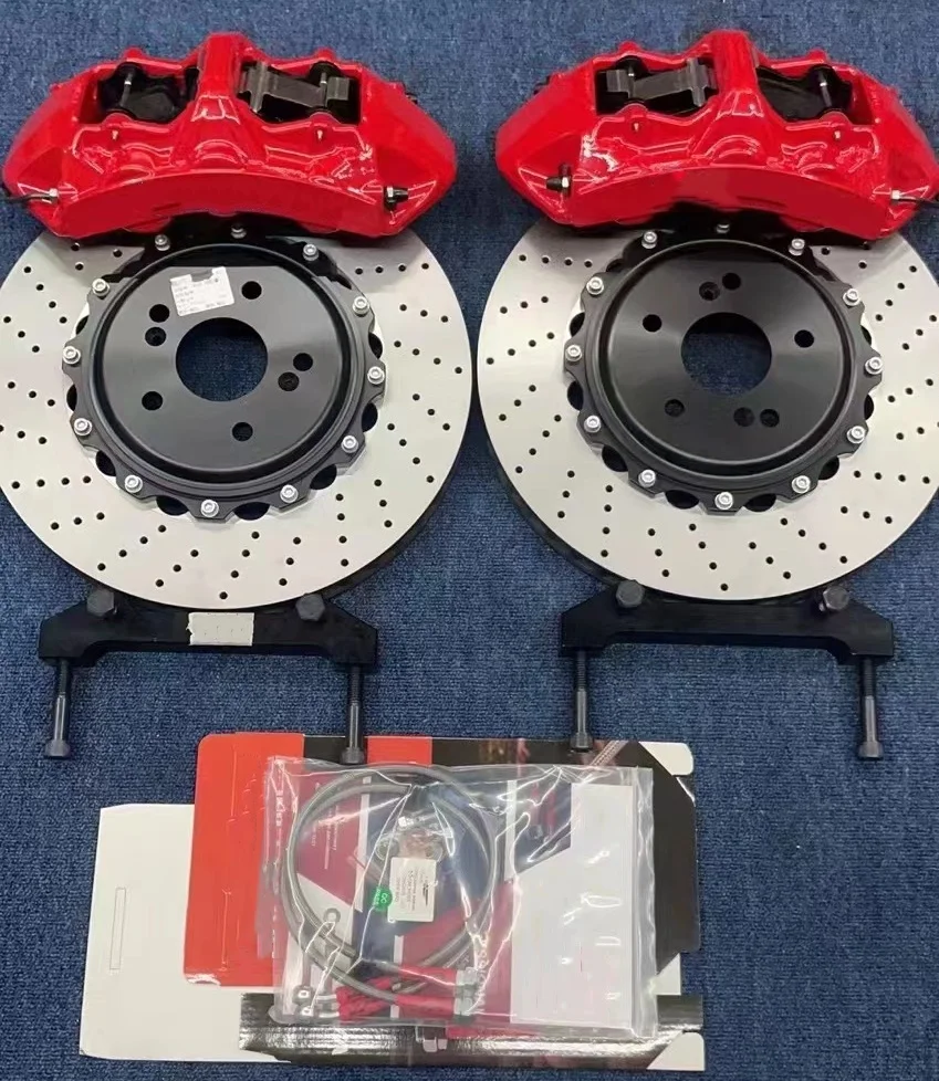 High Strength Whole Set Car Auto Brake System 4 Pot 6 Pot Customized Big Brake Kit Calipers for BMW