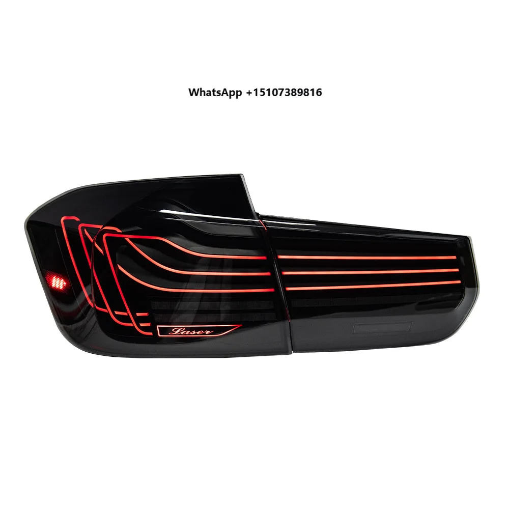 

RGB LED Line Tail Lights for 3 Series F30 F35 F80 2012-2019, Sequential Turn Signal App Control Rear Lamp Assembly