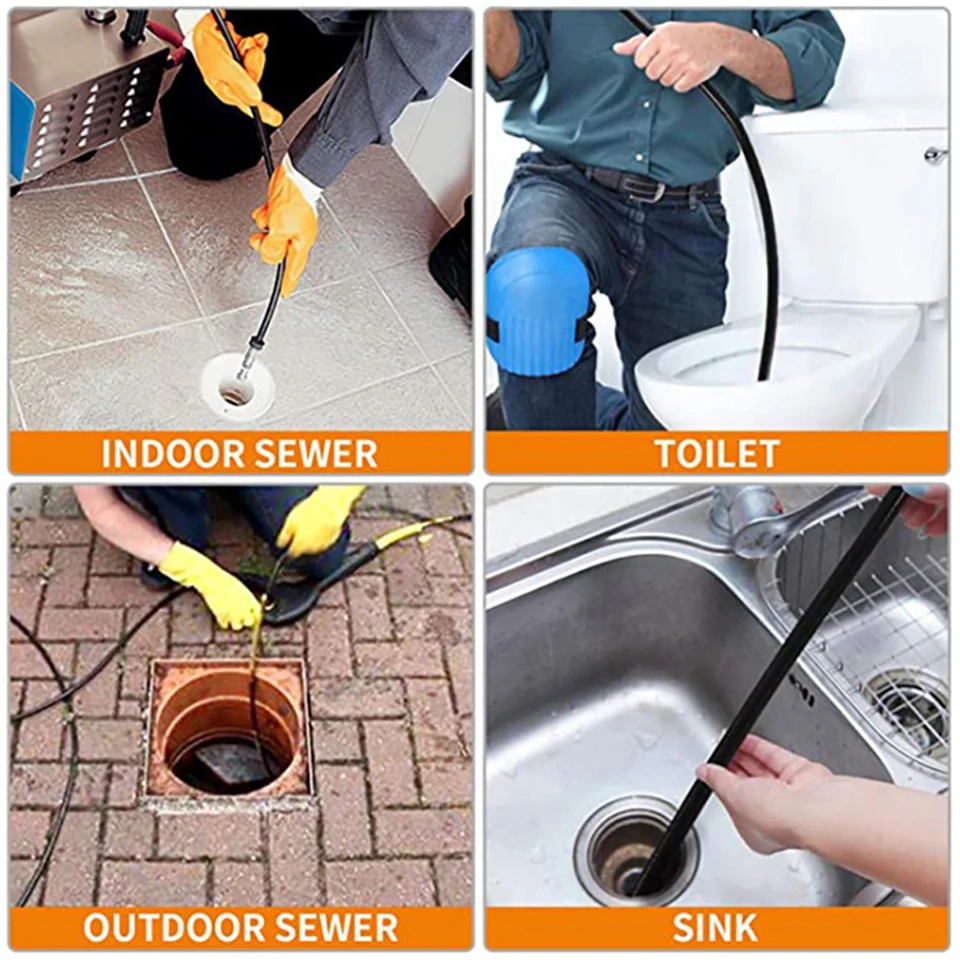 

10 м мойка высокого давления, очиститель канализационного слива для Bosch/Nilficsk/Lavor/Karcher, очиститель шланга для шланга, канализационный шланг, автомойка