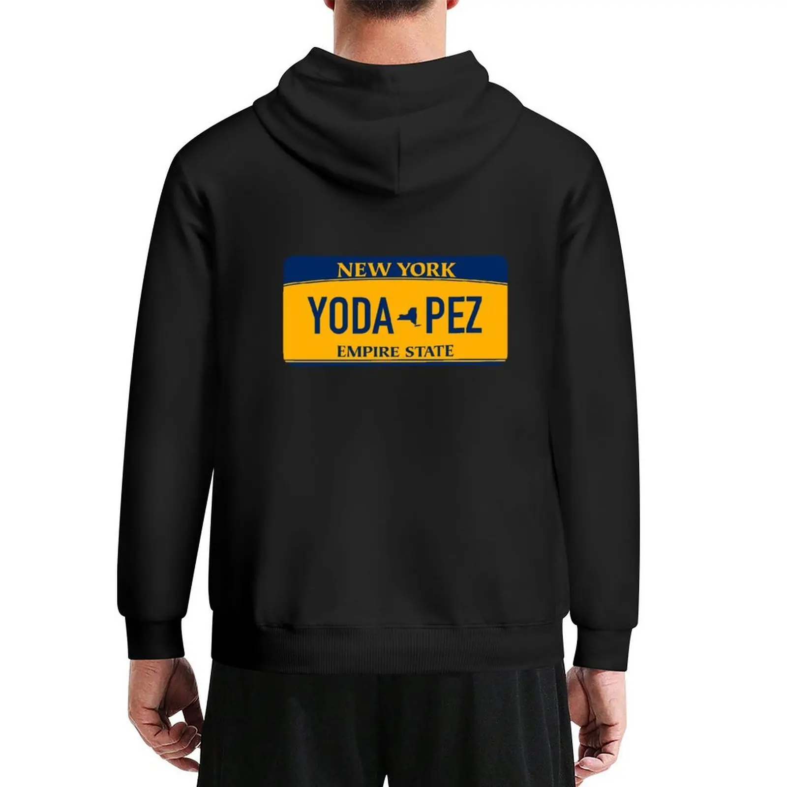 

Yodapez Licence Plate Hoodie men's autumn clothes hooded shirt men's winter sweater japanese style designer hoodies