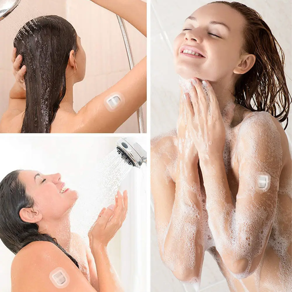 

10 шт. водонепроницаемых клейких пластырей для датчиков глюкозы, надежные, защищающие от пота, для спортсменов