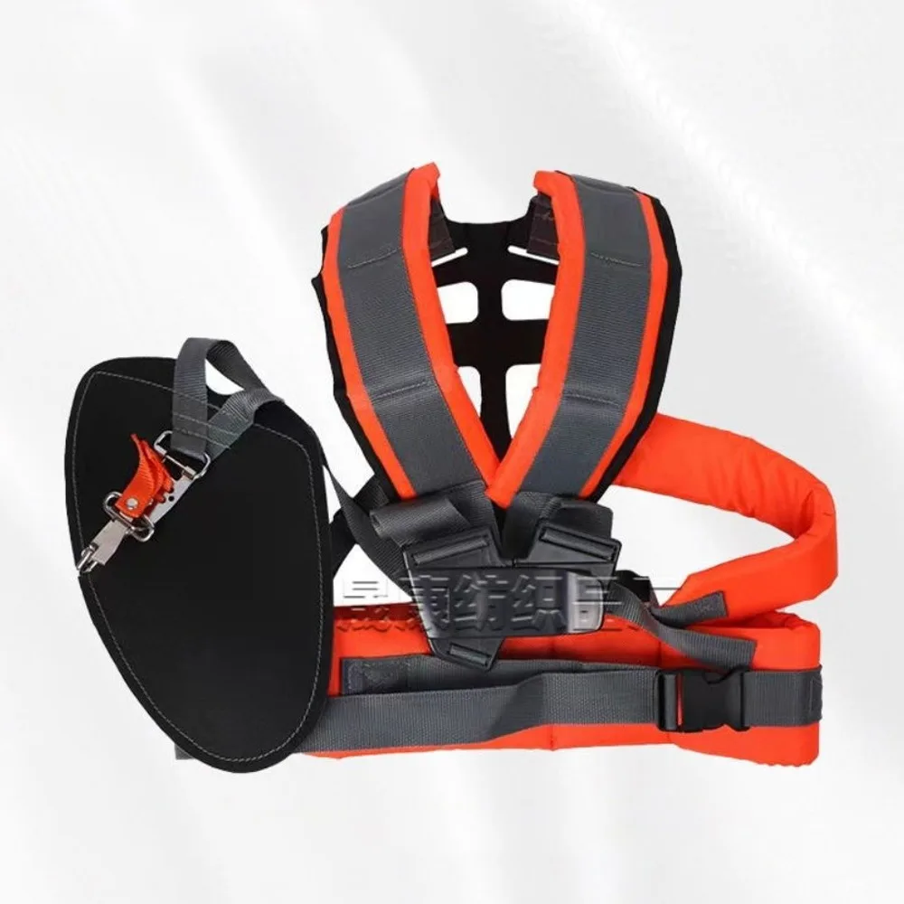 1Pcs Adjustable Lawn Mower Harness Strap Labor-saving Comfort Grass Trimmer Strap Belt Universal Double Shoulder Strap