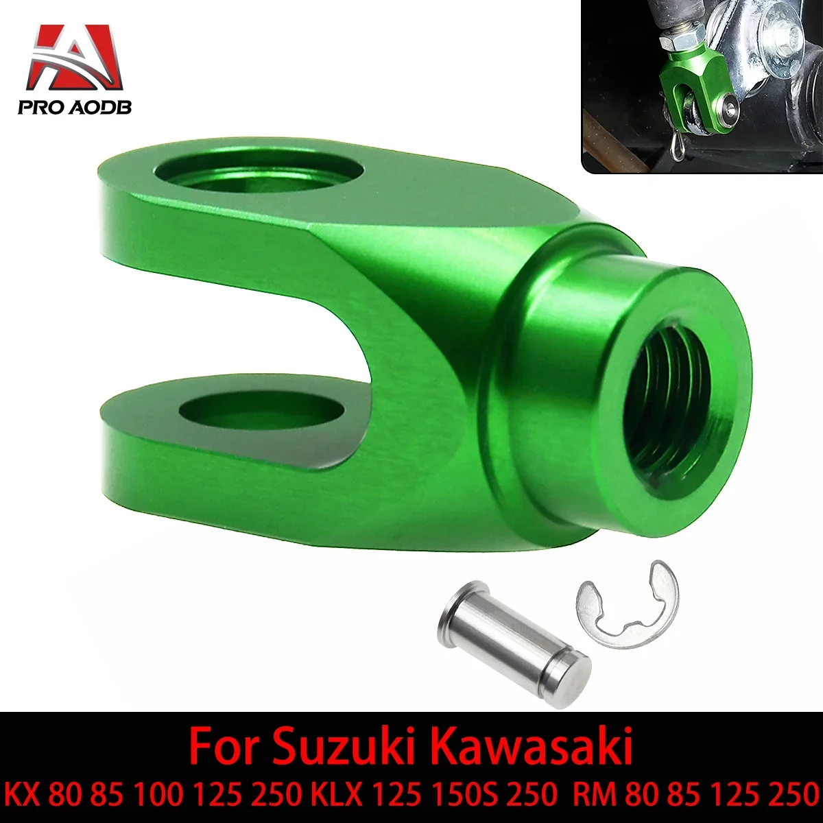 Motorcycle Rear Brake Clevis For Suzuki Kawasaki KX 80 85 100 125 250 KLX125 150S 250 RM80 85 125 250 RMX 250S 250R DRZ 400S Etc