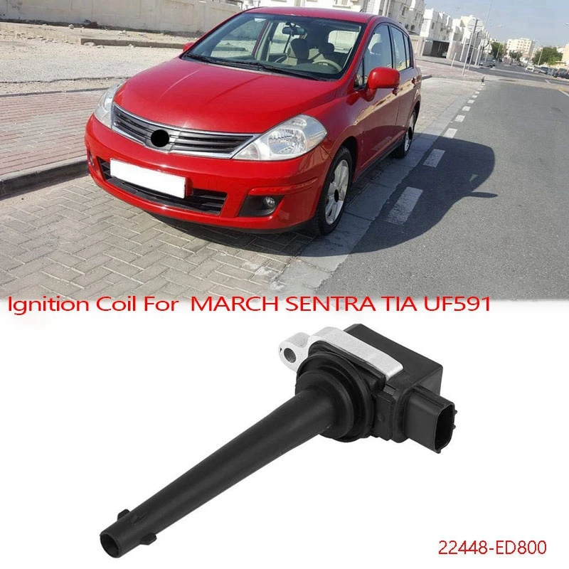 Car Ignition Coil Auto Parts Ignition Coil Connectors for Nissan MARCH SENTRA TIIDA UF591 22448-ED800