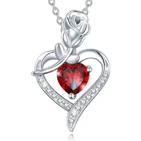 Elegant Style Heart shaped Pendant Necklace Hollow Design Mother's Day Gift Party Suitable for Best Friends Without Box - Image 3