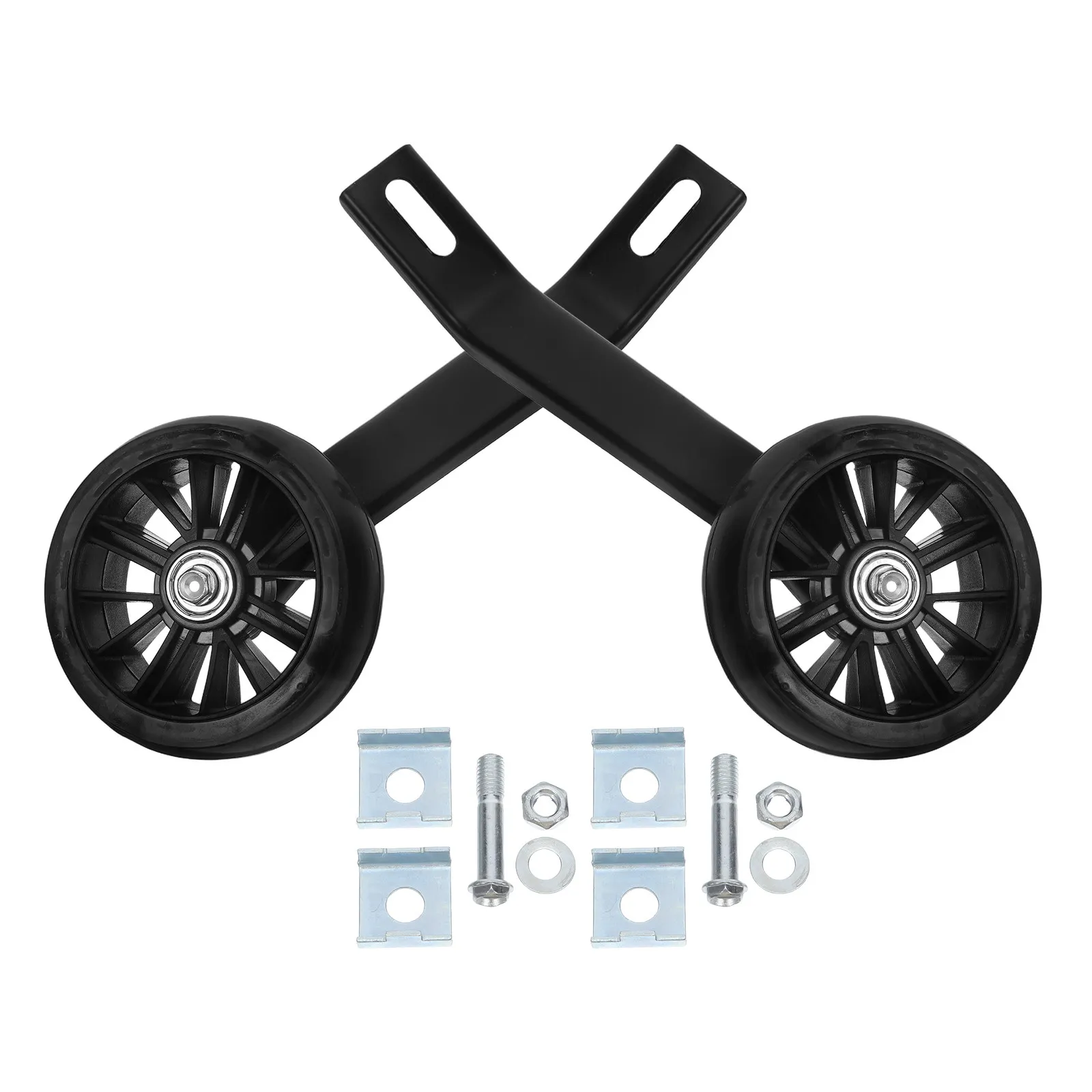 

2Pcs Bicycle Training Wheels for Kids Adjustable Safety Luminous Stabilisers Replacement Auxiliary Casters for 20