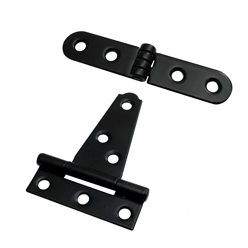 مفصلة عتيقة طويلة مسطحة قابلة للطي مع دعامة زاوية لأجهزة أثاث الصندوق الخشبي #1