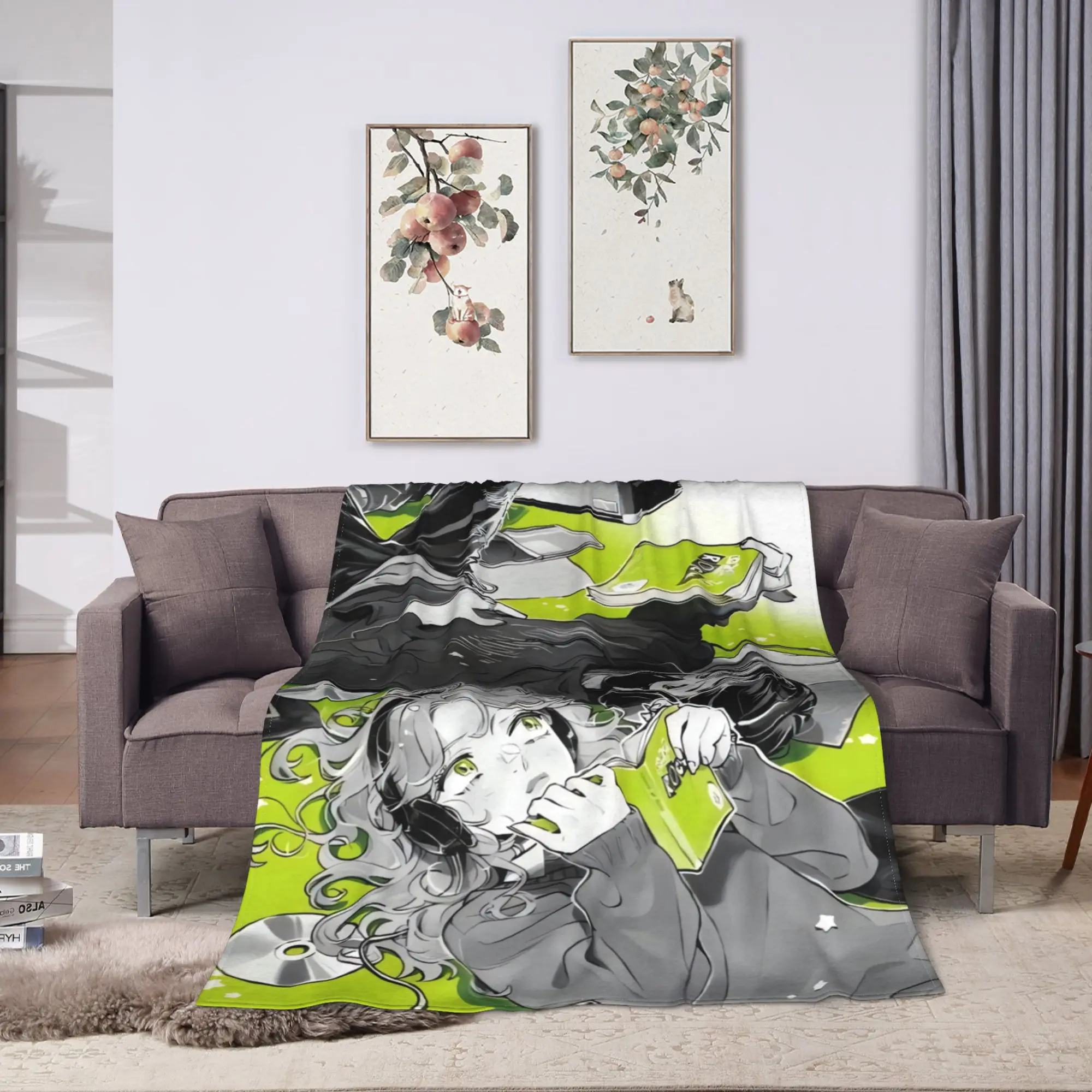 The Guy She Was Interested in Wasn't a Guy at All Blanket Quality Warm Soft  Bedding Throws Winter Picnic Couch Chair Bedspread