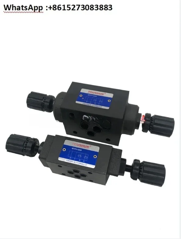 

Stacked hydraulic throttle two-way speed control valve MTCV-02W MTCV-02A MTCV-02B