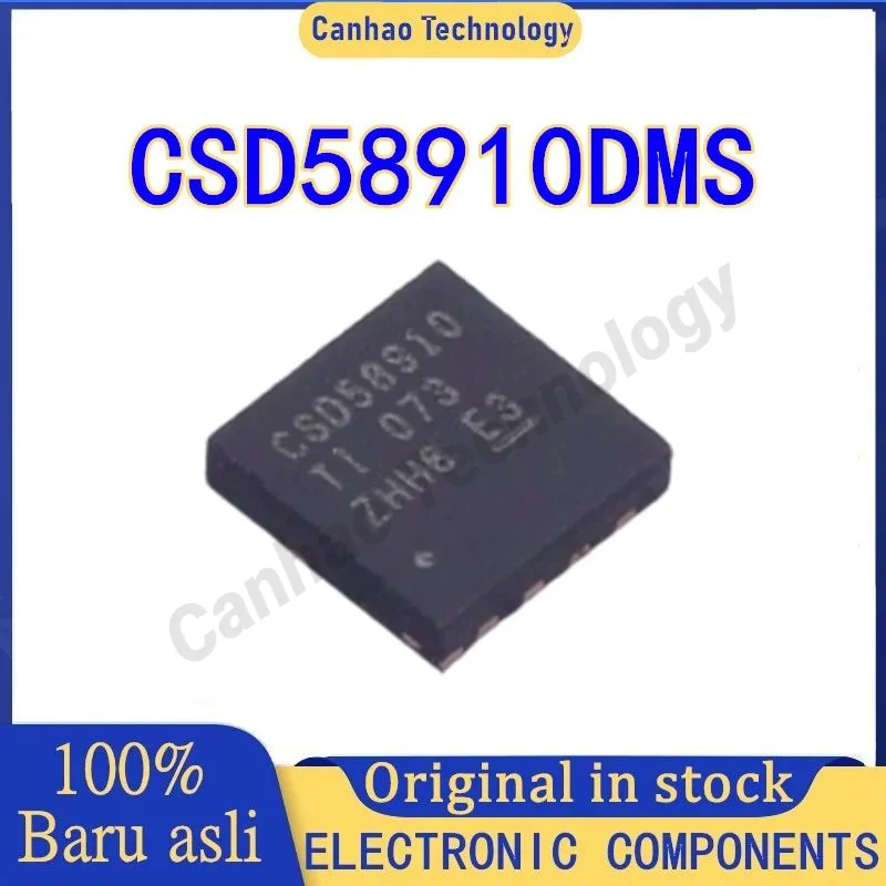 Chip IC original, CSD58910DMS, CSD58910, CSD 58910 QFN-8, 100% novo, em estoque, 5pcs