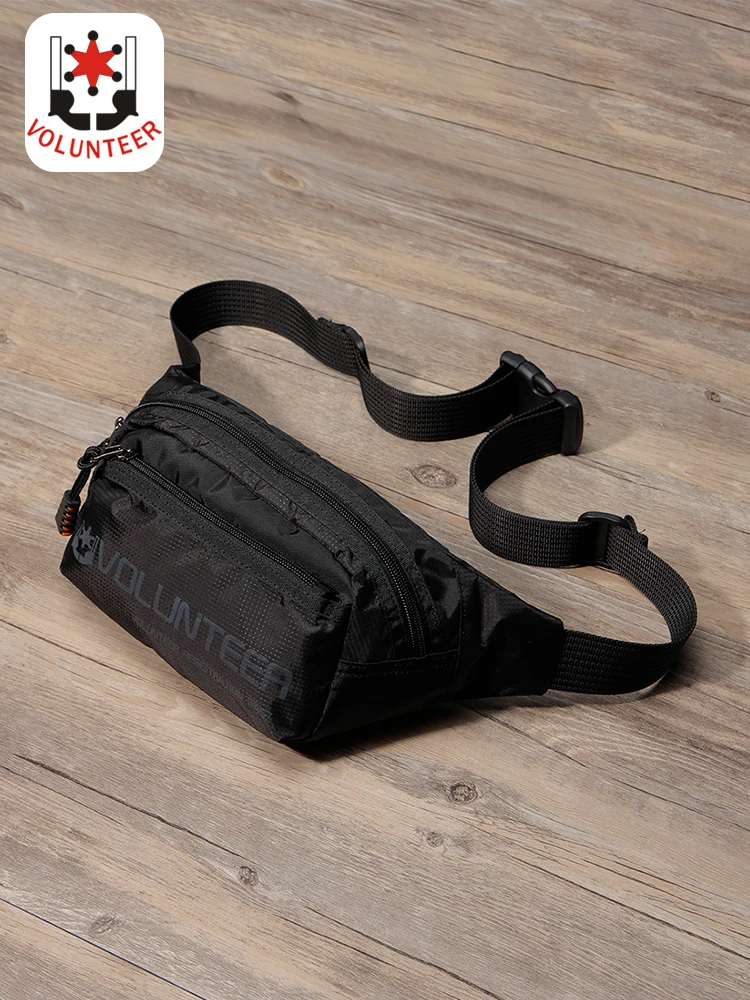 Volunteer Waist Bags for Men 2023 New Fashion Waterproof Versatile Vintage Phone High Quality Commuter Crossbody Bags 1802-17