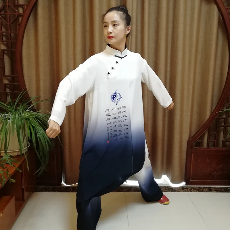 Yiwutang Taichi uniform or Qigong and Chinese kung fu clothing New martial arts costumes for 2022 female