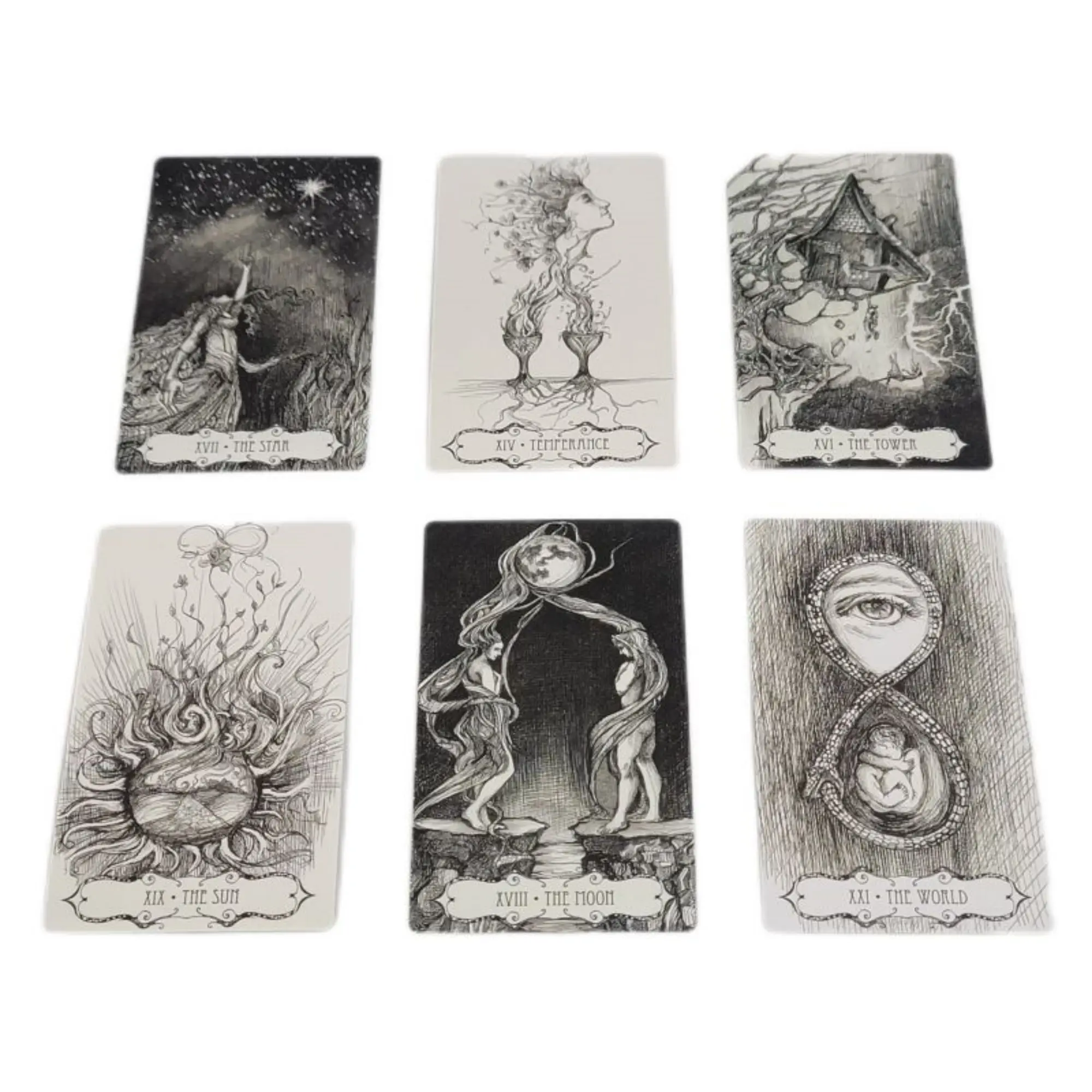 New Tarot of the Abyss 12x7cm English Card Leisure Board Game with Instruction Booklet Card Family Entertainment Kids Toys