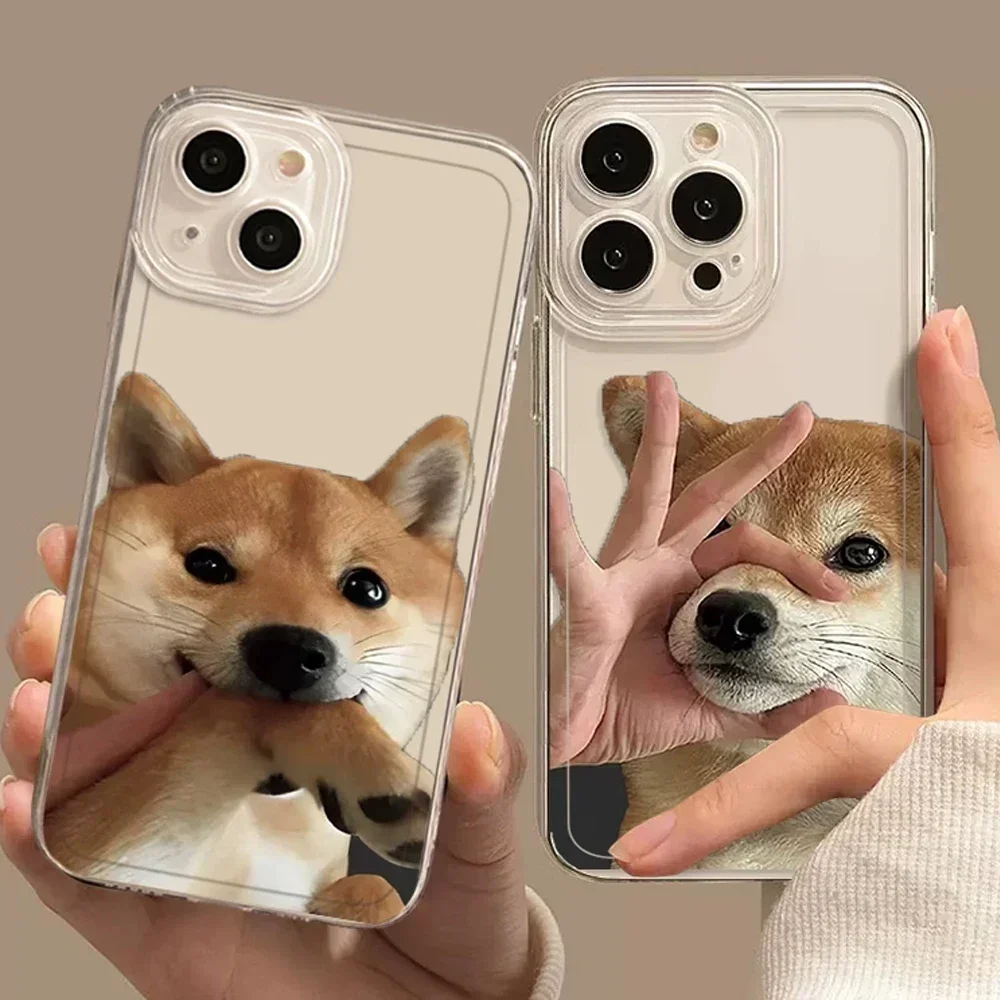 Cute Corgi Dog Couple Phone Case for Samsung Galaxy A55 A54 A53 A51 A70 A32 A31 A22 A13 5G Soft Covers Clear Funny Animal Fundas