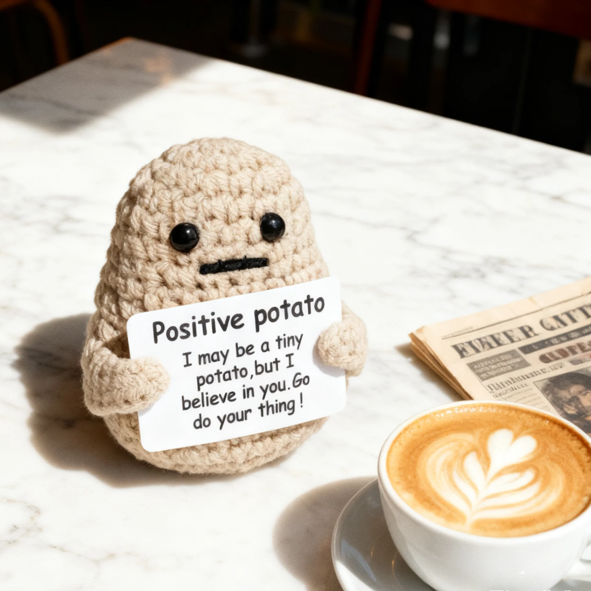 

Лидер продаж, вязаная крючком плюшевая картофельная игрушка ручной работы, милая химерная игрушка-картофель, модная среди молодежи для подарков