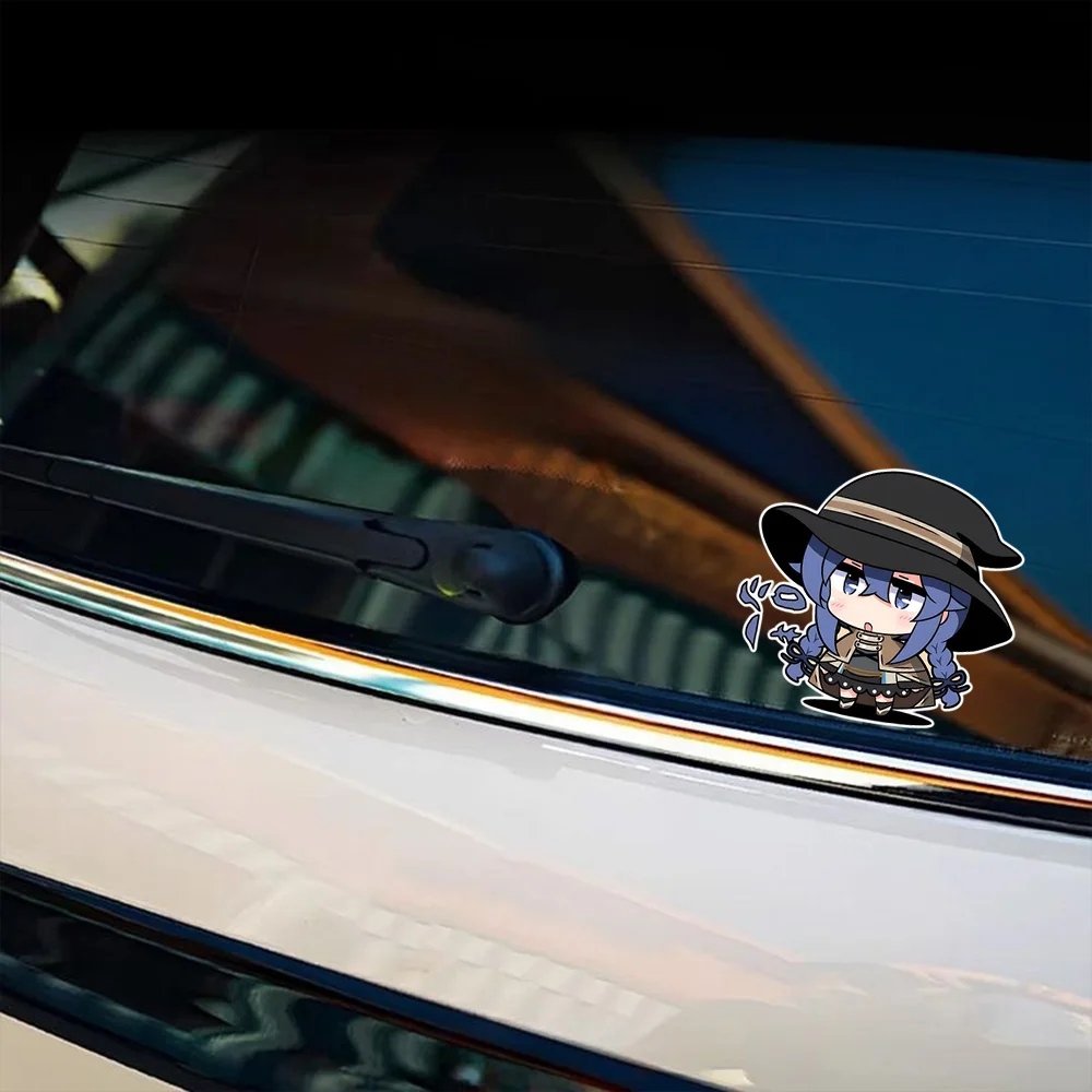 ‌Mushoku Tensei Jobless Reincarnation Stickers Cute Cartoon Roxy Migurdia Car Fuel Cap Windows Body Trunk Decor Waterproof Decal