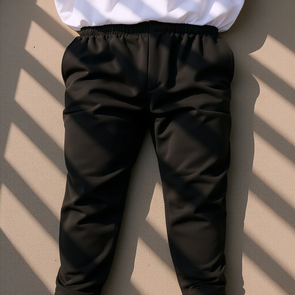 通気性のあるシェフパンツ メンズ作業ズボン ゆったりとした綿ポリエステル製 キッチンウェア 洗濯可能 油汚れ防止 作業服