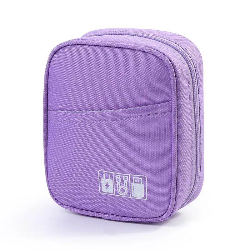 المحمولة منظم الكابلات حقيبة التخزين مقاوم للماء لبنك الطاقة كابل رقمي حافظة سماعة أكسفورد القماش حامل سماعة الاذن