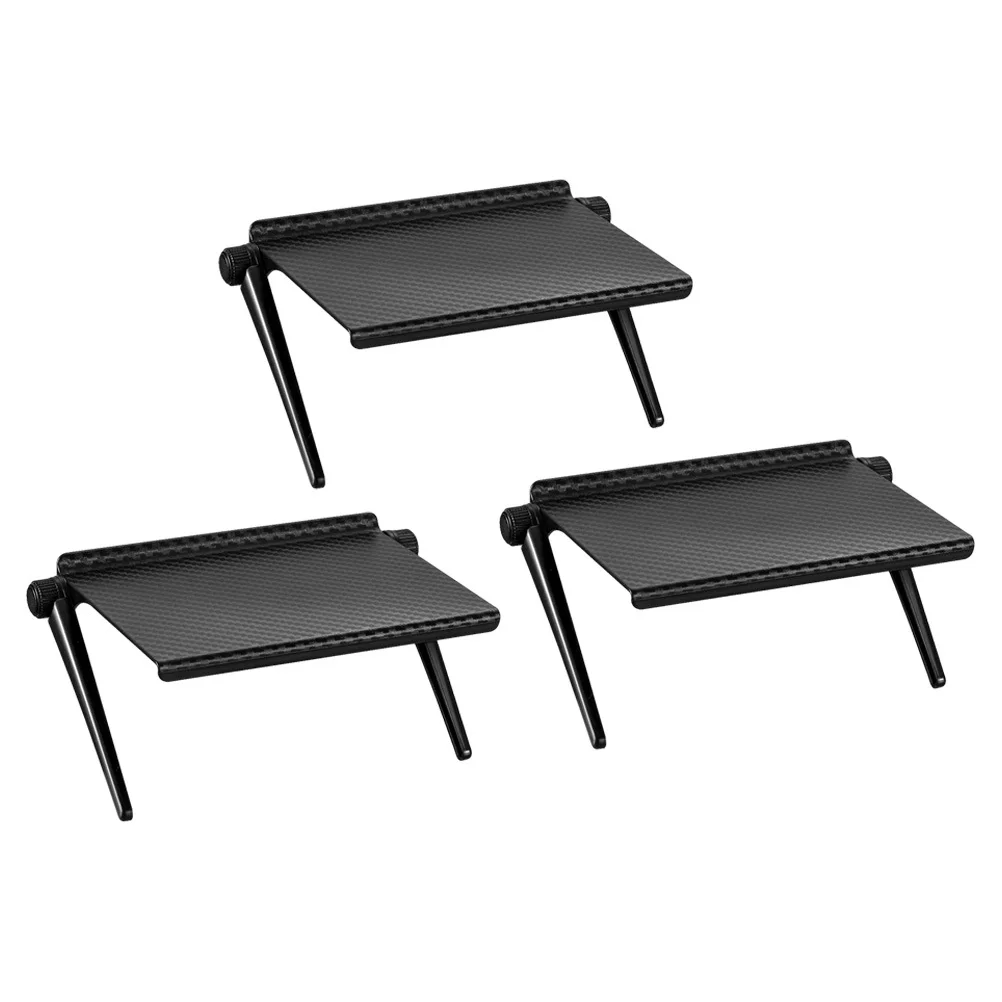 

3pcs Rack For Monitor Display Punch-Free Screen Organizer Router Holder Set-Top Box Mount Dvd Projector