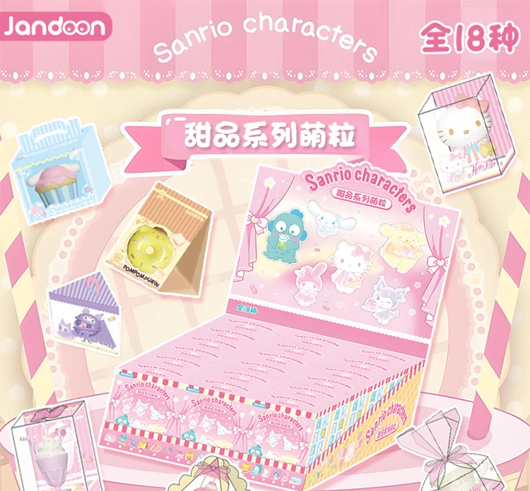 

Kawai Ugly Fish Cinnamoroll My Melody Sweetheart Series Cute Creative Surprise Cute Doll Model Figure Ornaments Small Gifts