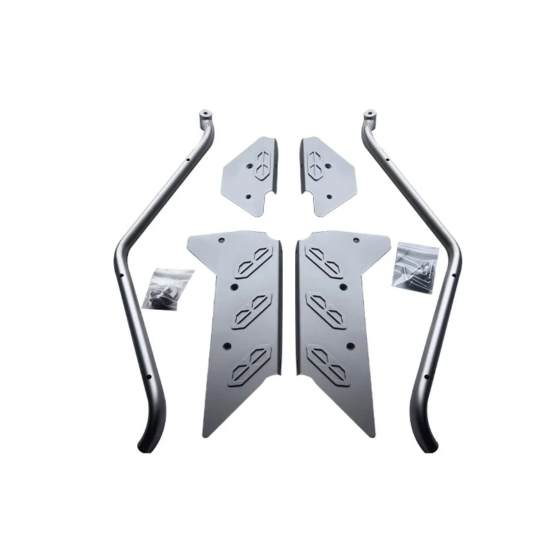 For Honda Forza 750 NSS750 Motorcycle Protective Bumper Anti-Fall Bar with Pedal Spotlight Bracket Enhanced Safety Visibility