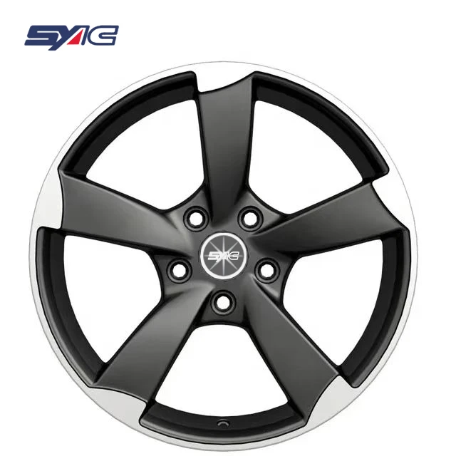Custom Forged Star Aluminium Alloy Wheels For Passenger/sport/racing Car 18-19-20-21-22 Inch Five Spokes Design