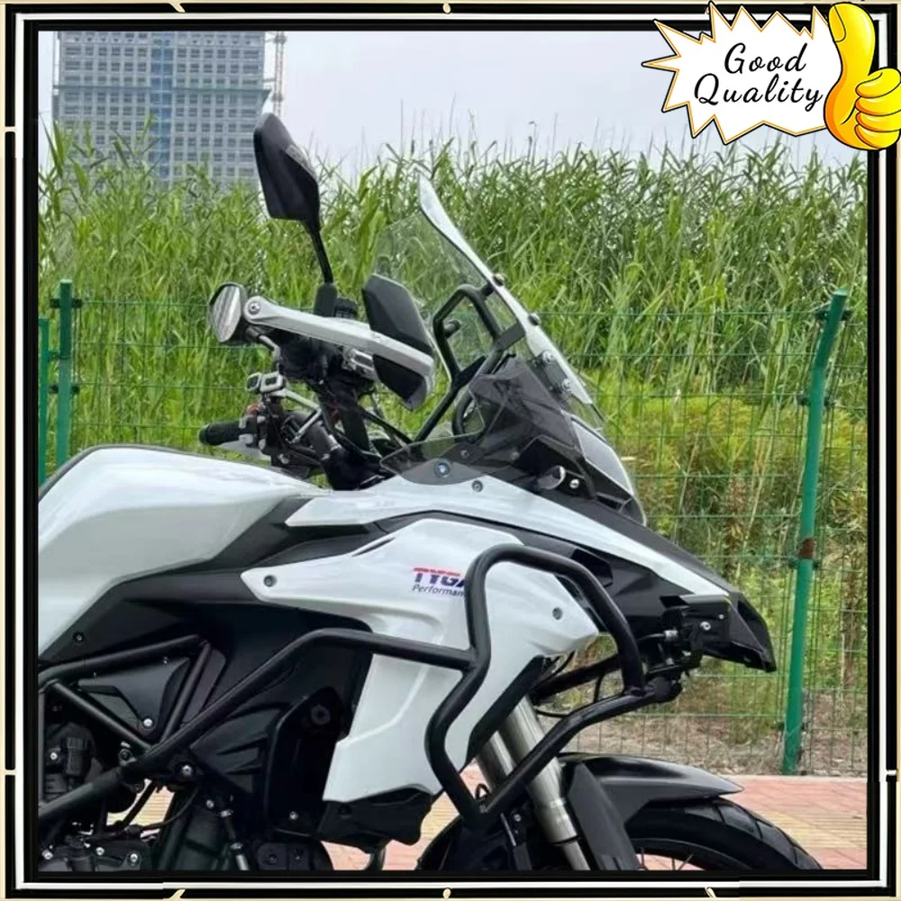 

Good Quality For Benelli TRK502 502x 552 552x side windshield modification black small side windshield accessories
