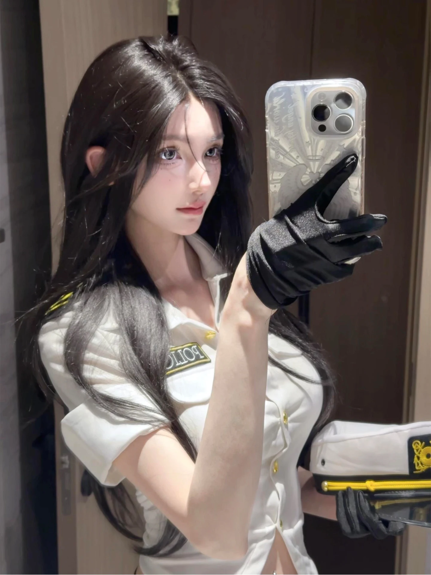 Sexy Tyrant Police Uniform Set Halloween Roleplay Costume for Girls Student Workwear Other Uniforms Summer 2026 Collection