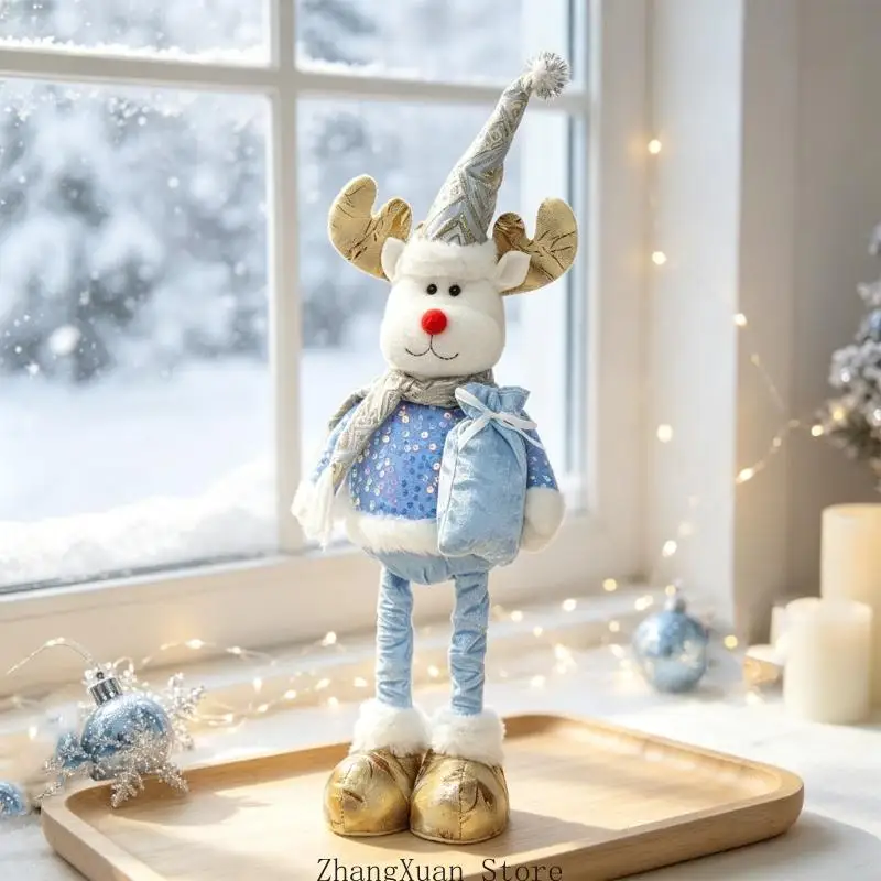 Freistehende Weihnachtsfigur aus Stoff für Regalfenster-Akzent 3XUF – Detail 7