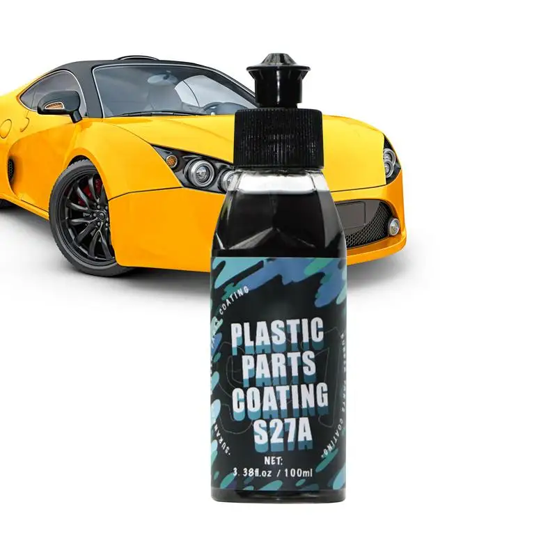 

Реставратор автомобильного пластика Назад к черному блеску Средства для чистки автомобиля Восстановление пластиковой кожи Автоматическое средство для полировки и ремонта покрытия