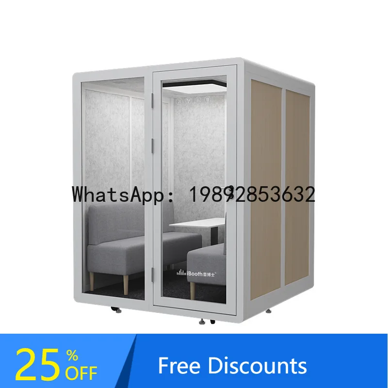 YFY Mobile Conference Room Soundproof Room  Warehouse Recording Studio Study Live Streaming Silent Cabin Drum Set Piano Room