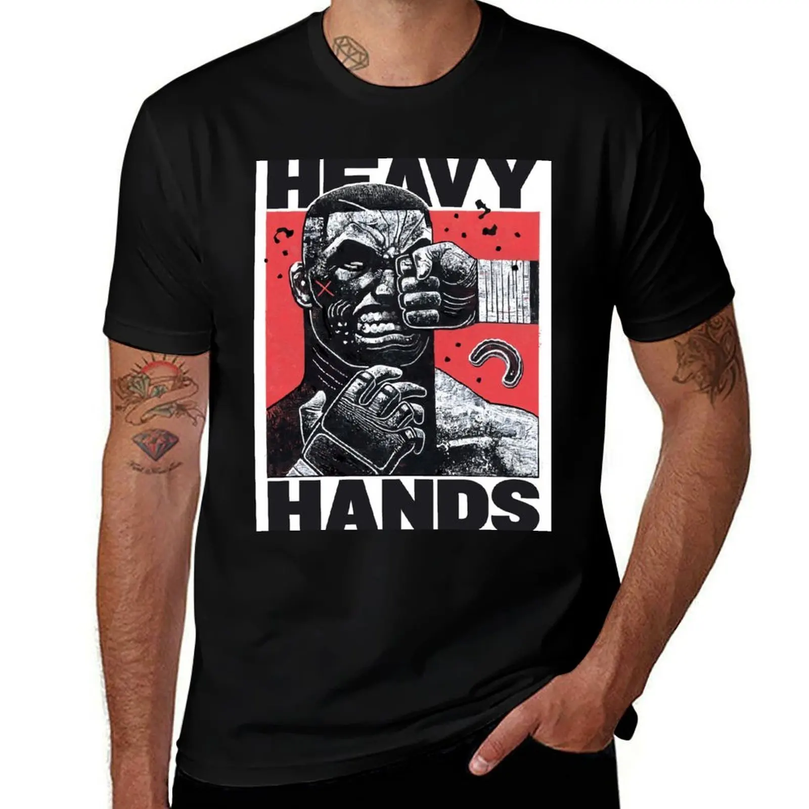 

Heavy Hands graphic by Gian Galang T-Shirt man t shirt heavy cotton man t shirt graphic anime t shirts oversize T-Shirt